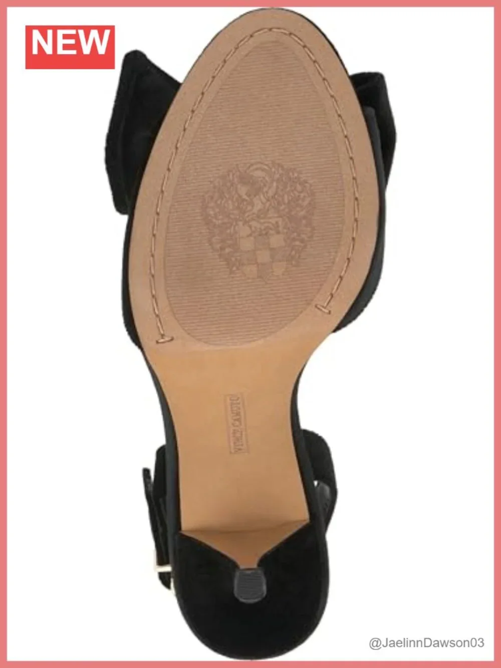 Vince Camuto Paycen Bow Detail Slingback High Heel Sandal Nylon Black Women's